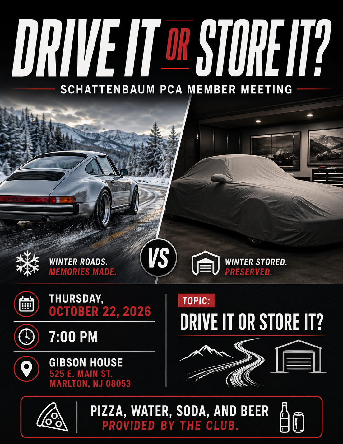 Member Meeting - Drive It or Store It